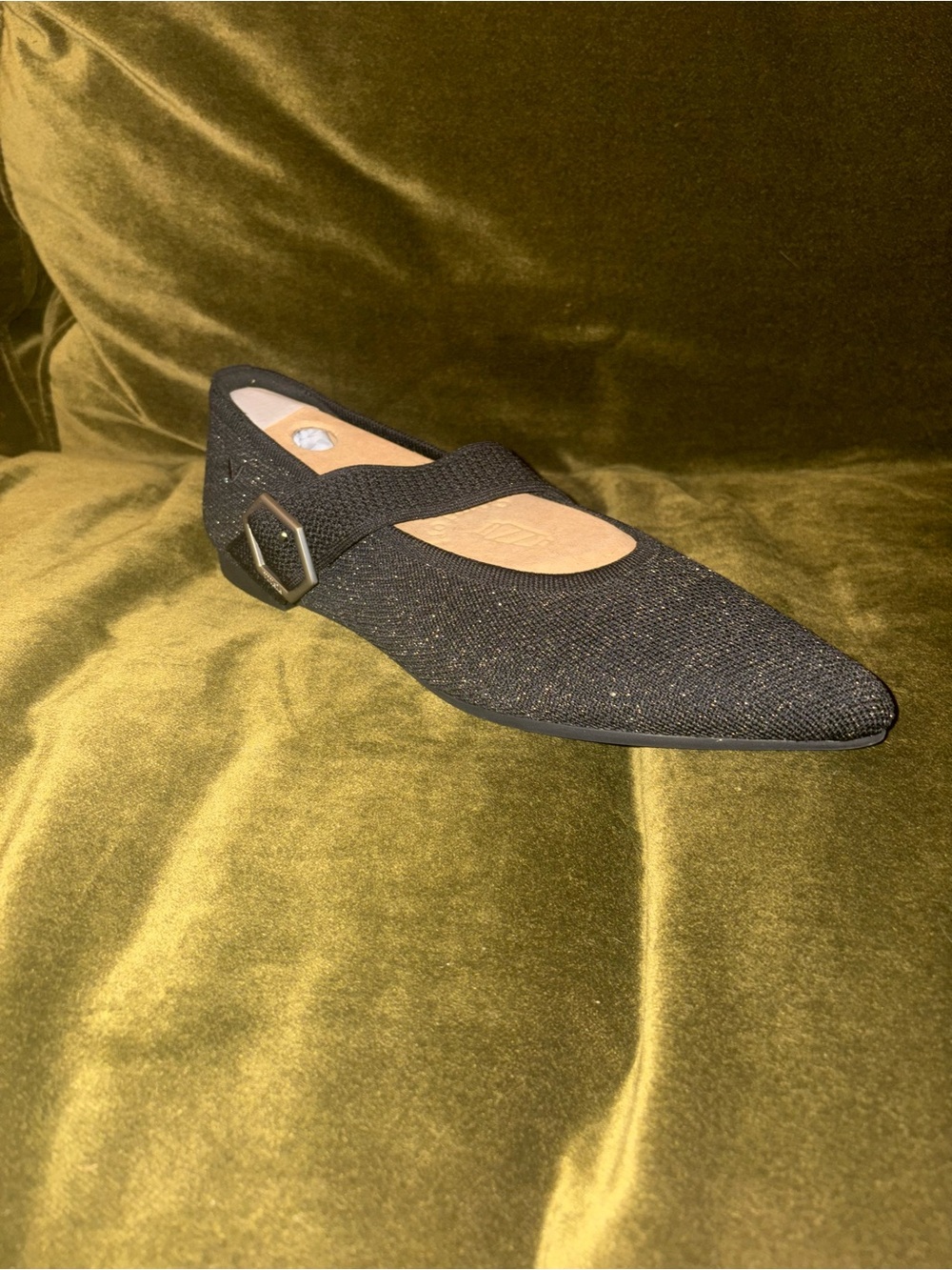 Vivaia Pointed Mary Jane Flat (Size 11)